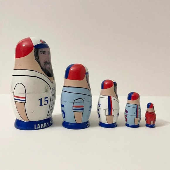 Babooshkah Nesting Doll  Montreal Expos Larry Parrish 5 Piece Set - Picture 8 of 16